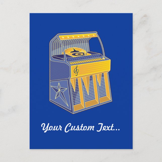 Postal Retro Jukebox (Anverso)