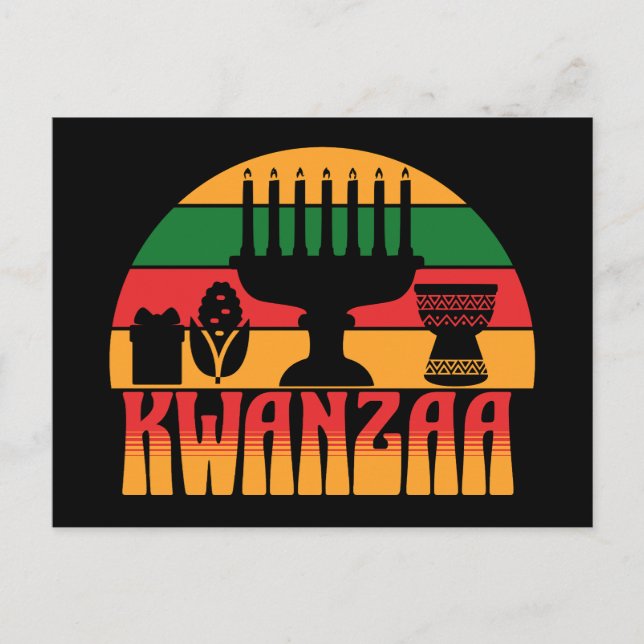 Postal Retro Kwanzaa (Anverso)