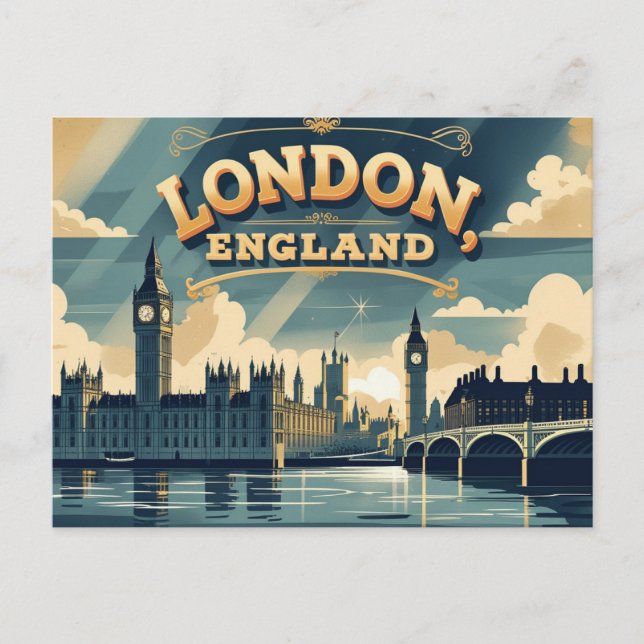 Postal Retro London Glimpse (Anverso)