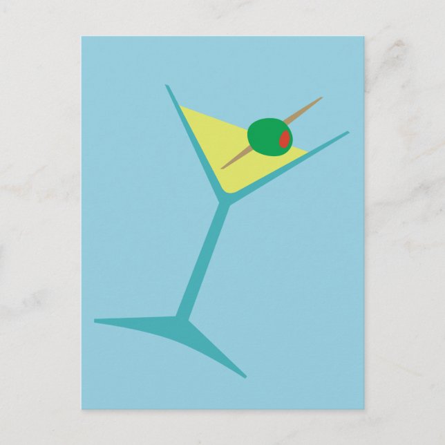 Postal Retro Martini (Anverso)