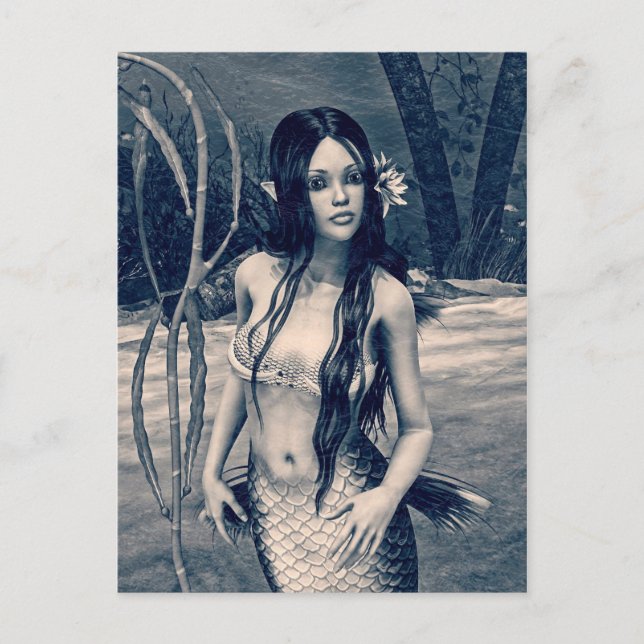 Postal Retro Mermaid (Anverso)
