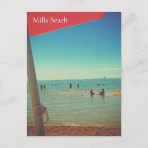 Postal Retro Mills Beach, Mornington