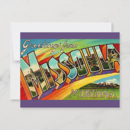 Postal Retro Missoula MT 
