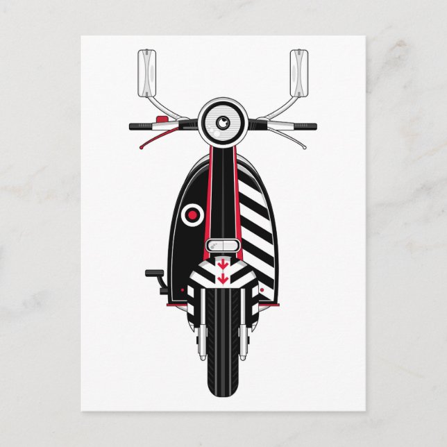 Postal Retro Mod Scooter (Anverso)