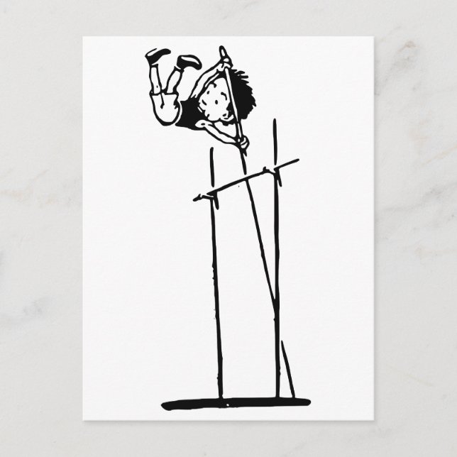 Postal Retro Pole Vault (Anverso)