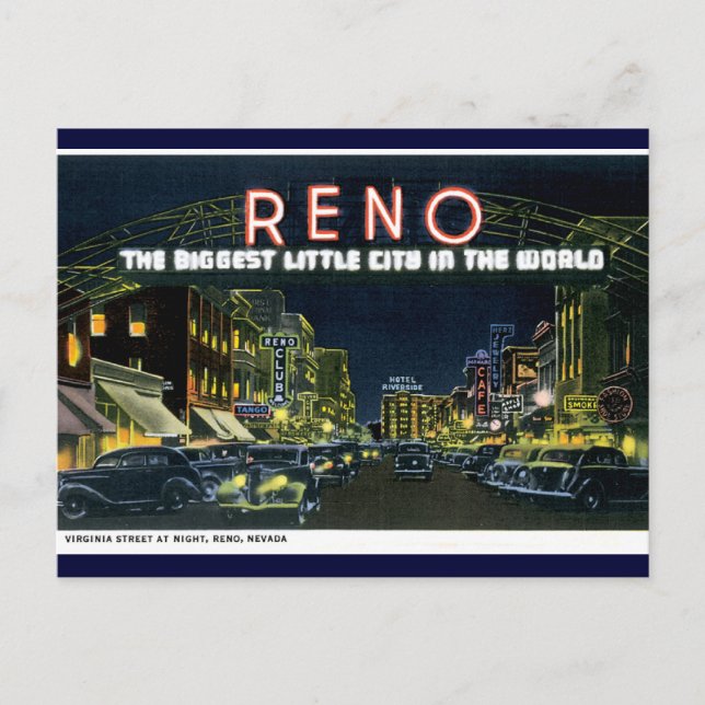 Postal Retro Reno (Anverso)