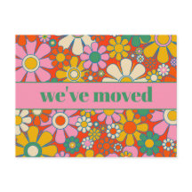 Retro Spring Floral Nueva dirección / Nos hemos mu