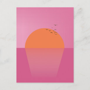 Postal Retro Sunset