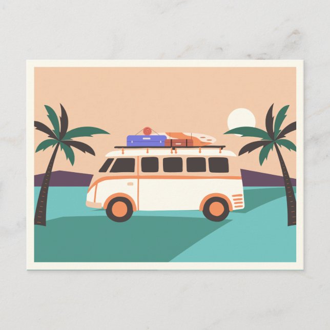 Postal Retro van (Anverso)