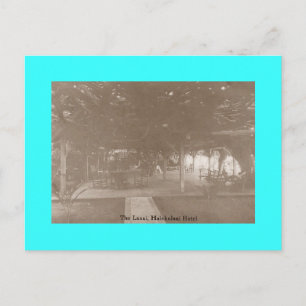 Postal Retro View Hawaii Hotel Waikiki Honolulu Postcard