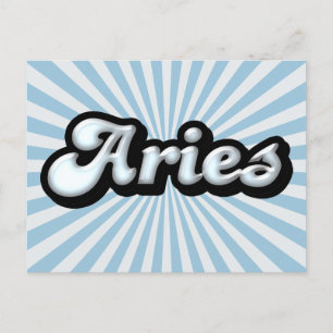 Postal Retro Zodiac Aries