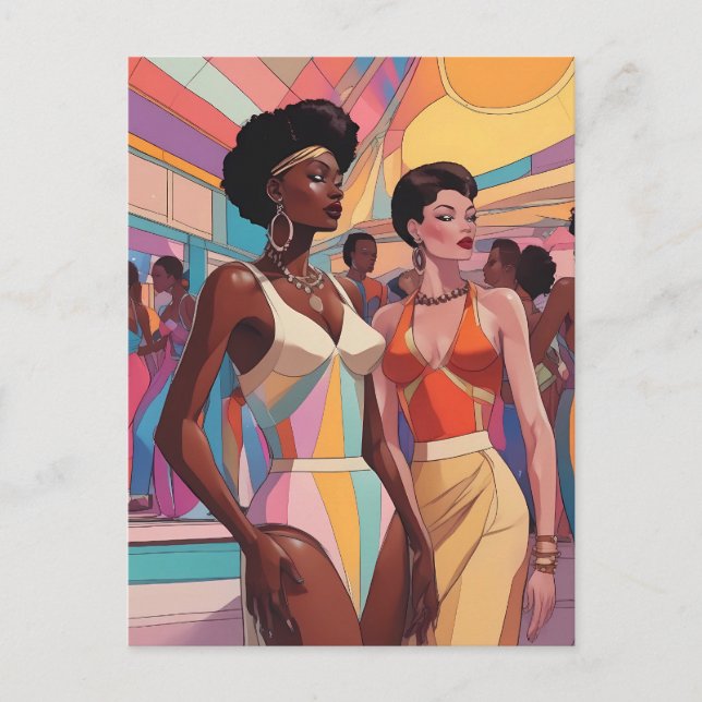 Postal Retrowave Party 1980 (Anverso)