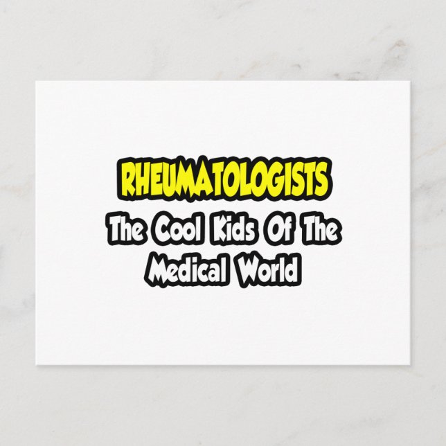 Postal Reumatólogos... Guay Kids of Medical World (Anverso)