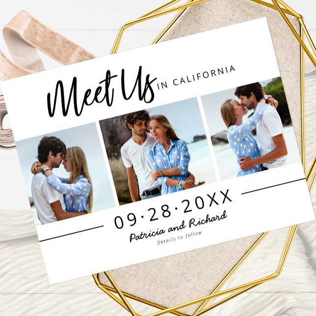 Postal Reúnete Con Nosotros En Boda Salve La Foto De Fech (Subido por el creador)
