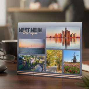 Postal Reúnete conmigo en Michigan