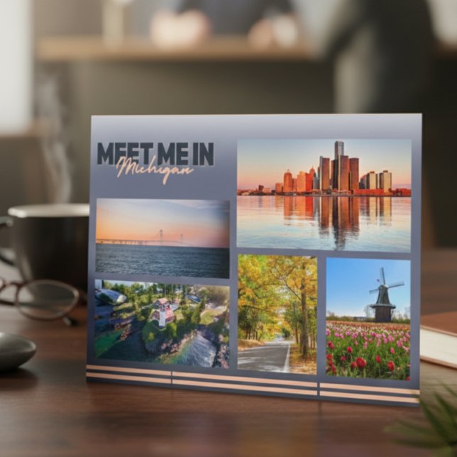 Postal Reúnete conmigo en Michigan (Every Michigan icon in one place.)