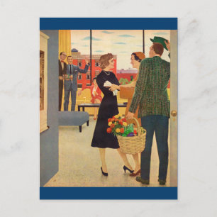 Postal Reuniéndose en los Cibulskis'