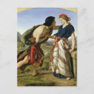 Postal Reunión de Jacob y Rachel, 1853