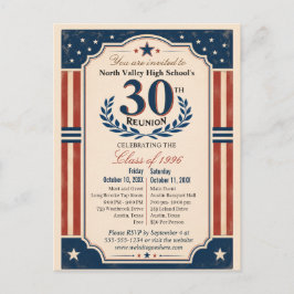 Postal Reunión de la 30ª Promoción del Instituto American