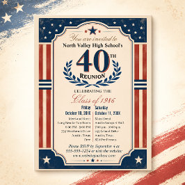 Postal Reunión de la 40ª promoción del instituto American