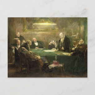 Postal Reunión del Consejo de Administración, 1900