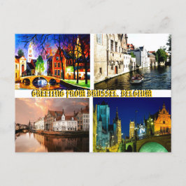 Postal REUNIÓN DESDE BRUSSEL BELGIUM BYMojisola A Gbadamo