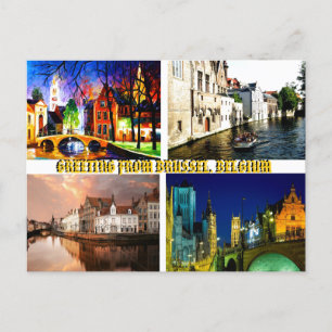 Postal REUNIÓN DESDE BRUSSEL BELGIUM BYMojisola A Gbadamo