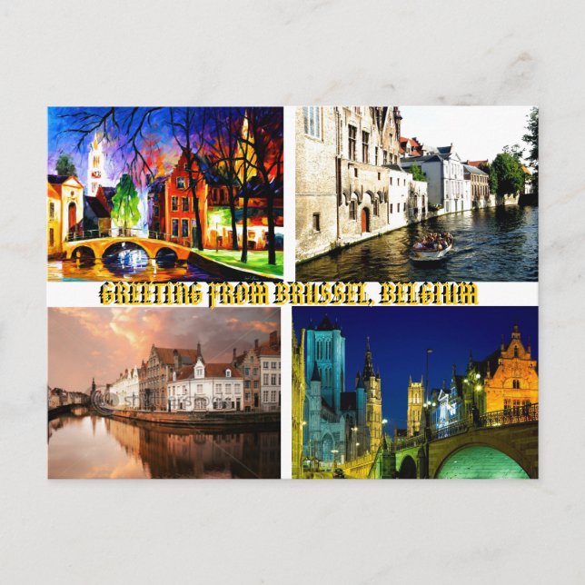 Postal REUNIÓN DESDE BRUSSEL BELGIUM BYMojisola A Gbadamo (Anverso)