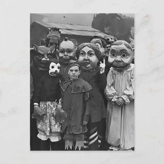 Postal Reunión en Halloween (Anverso)