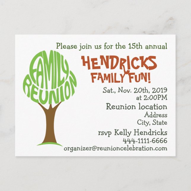 Postal Reunión familiar (Anverso)