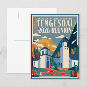 Postal Reunión Familiar Tengesdal 2026