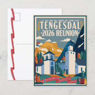 Postal Reunión Familiar Tengesdal 2026