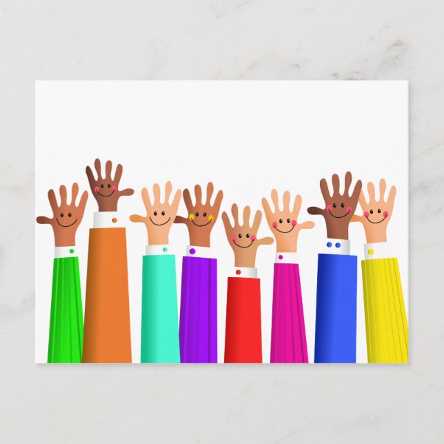 Postal Reunión feliz (Anverso)