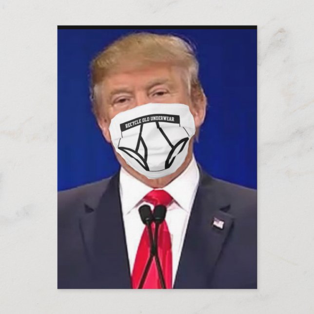 Postal Reunión informativa de prensa de Donald Trump (Anverso)