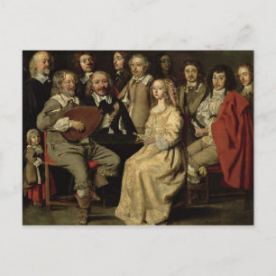 Postal Reunión musical, 1642