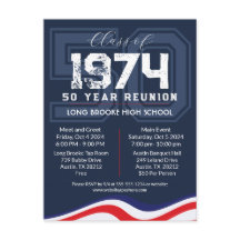 Reunión Patriótica de 50 años de clase secundaria 