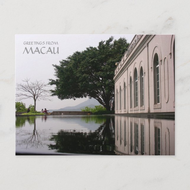 POSTAL REUNIONES DE MACAU (Anverso)