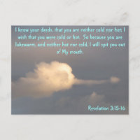 Revelación 3 15-16 con nube escupiendo