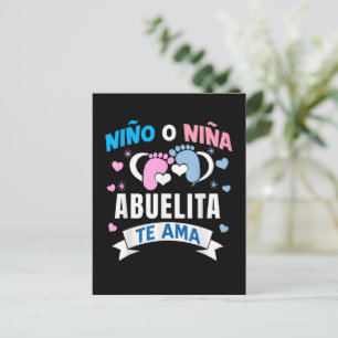 Postal Revelación de género en español
