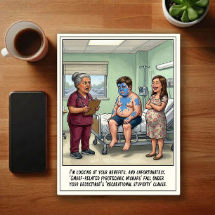 Postal Revelación de género en la sala de emergencias car