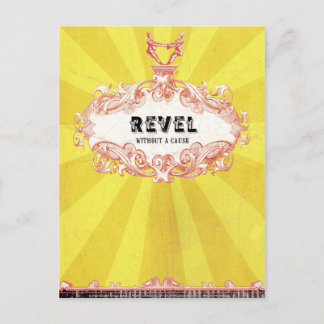 Postal Revelar sin causa (postal)