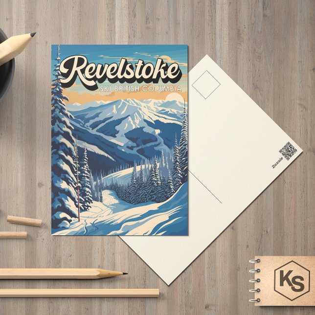 Postal Revelstoke Canada Winter Vintage (Subido por el creador)