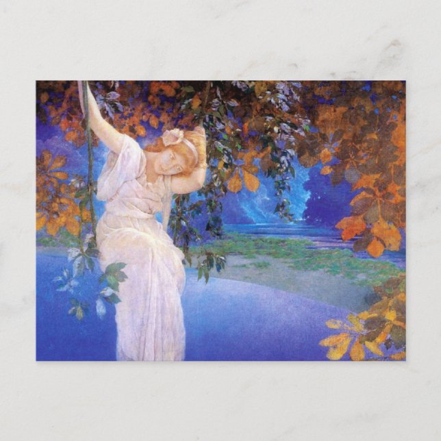 Postal Reverencias De Maxwell Parrish (Anverso)