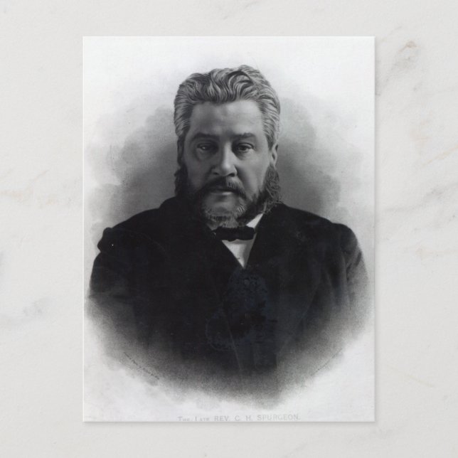Postal Reverendo Charles Haddon Spurgeon (Anverso)