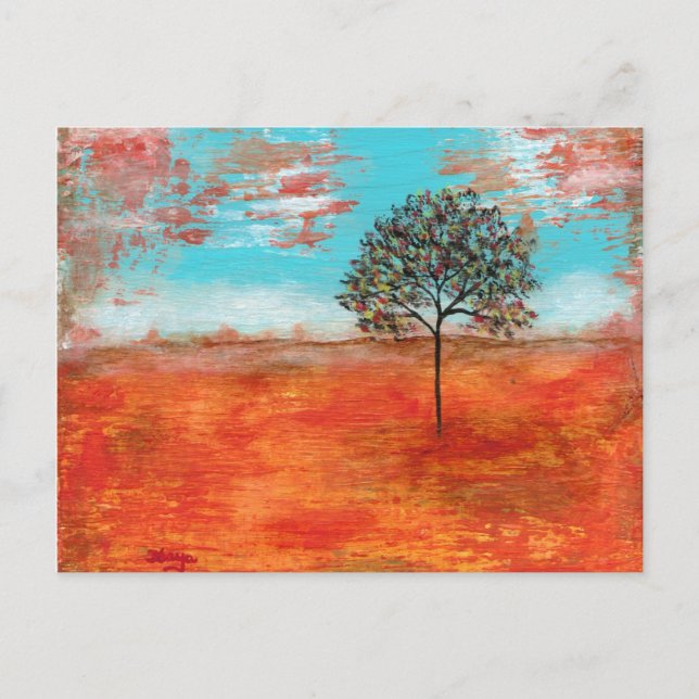 Postal Revertiré El Diseño De La Pintura Original (Anverso)