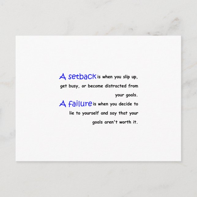 Postal Revés Vs. Fracaso (Anverso)