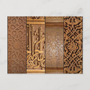 Postal revestimiento de madera