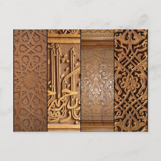 Postal revestimiento de madera