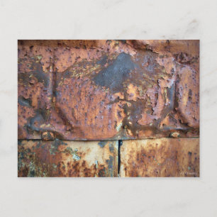 Postal Revestimiento de metal oxidado edificio industrial