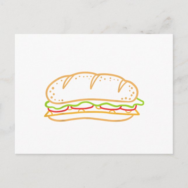 Postal Revestimiento de sandwich (Anverso)